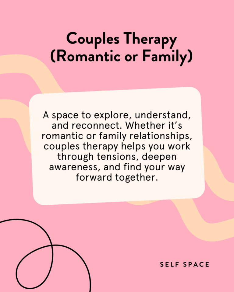 Session Couples Therapy (Romantic or Family)