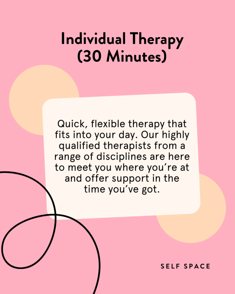 Session Individual Therapy (30 Minutes)