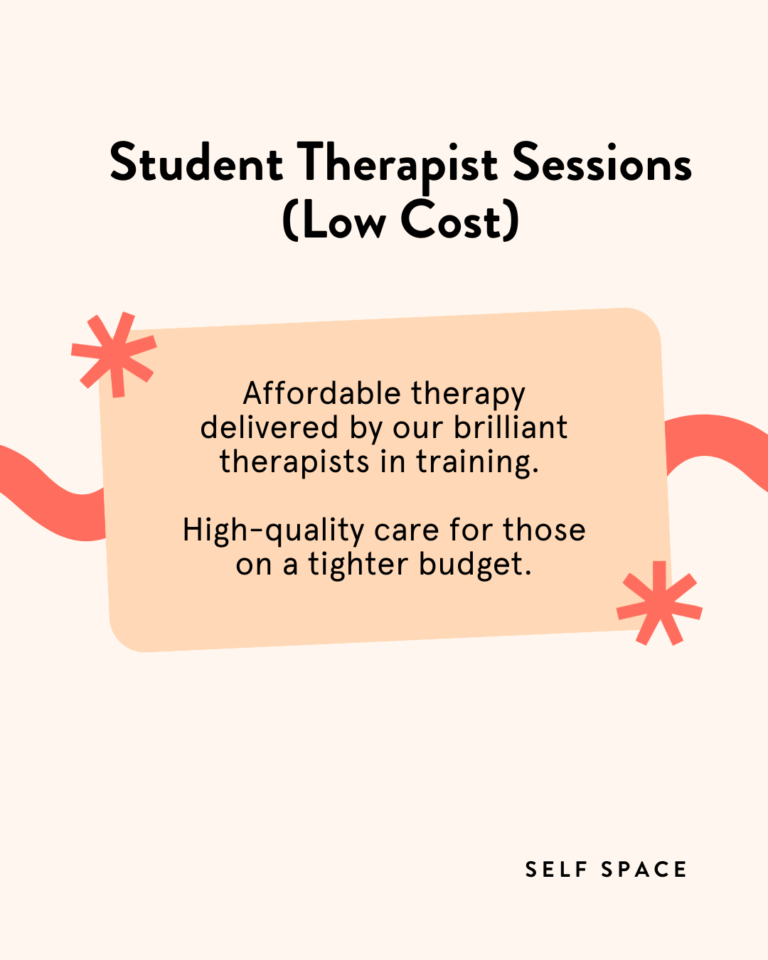 Session Student Therapist Sessions (Low Cost)